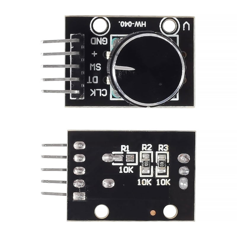 XIITIA 4pcs KY-040 Rotary Encoder Module 360 Degree Switch Encoders with Knobs Cap Brick Sensor Modules - Image 2